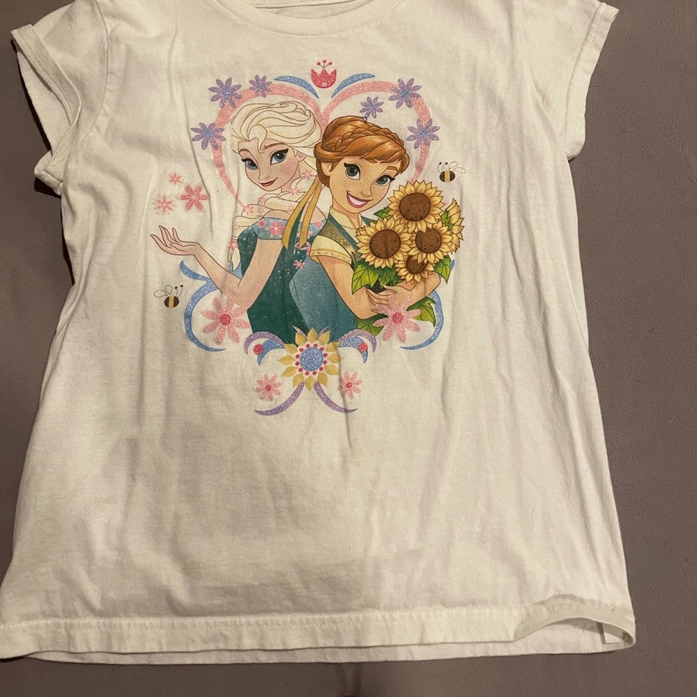 3 short sleeve t shirts girls size 10/12